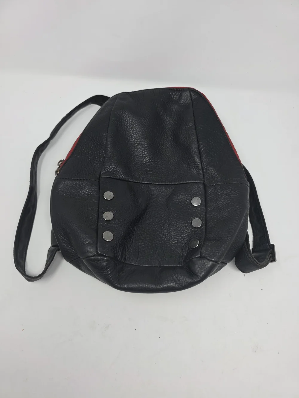 Hammitt Black Backpack with Red Trim
